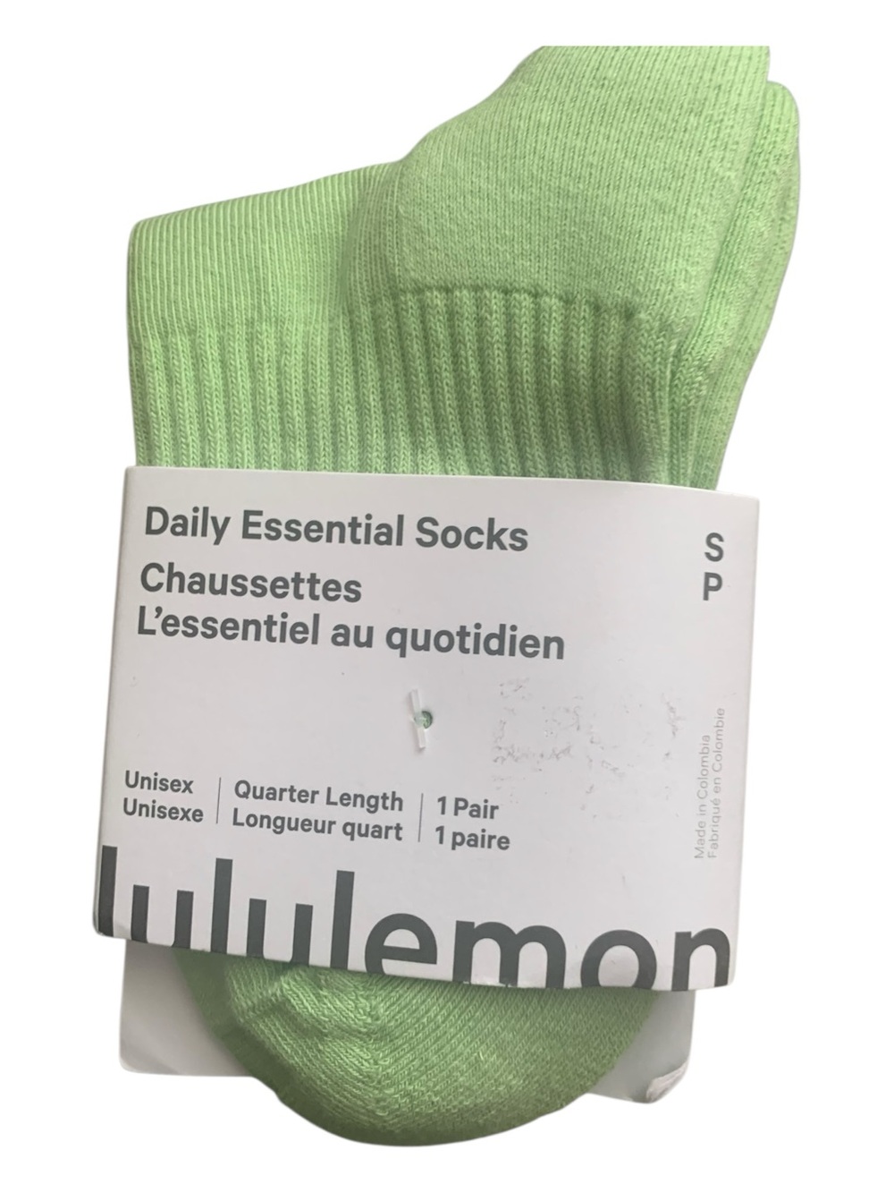 NWT Lululemon daily essential socks